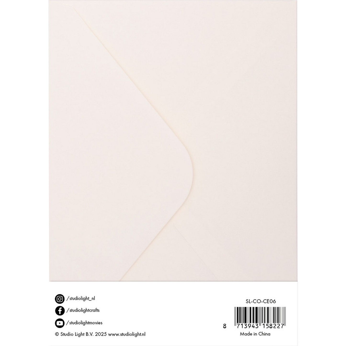 Studio light • buste per biglietti crema 12,70x17,78 cm