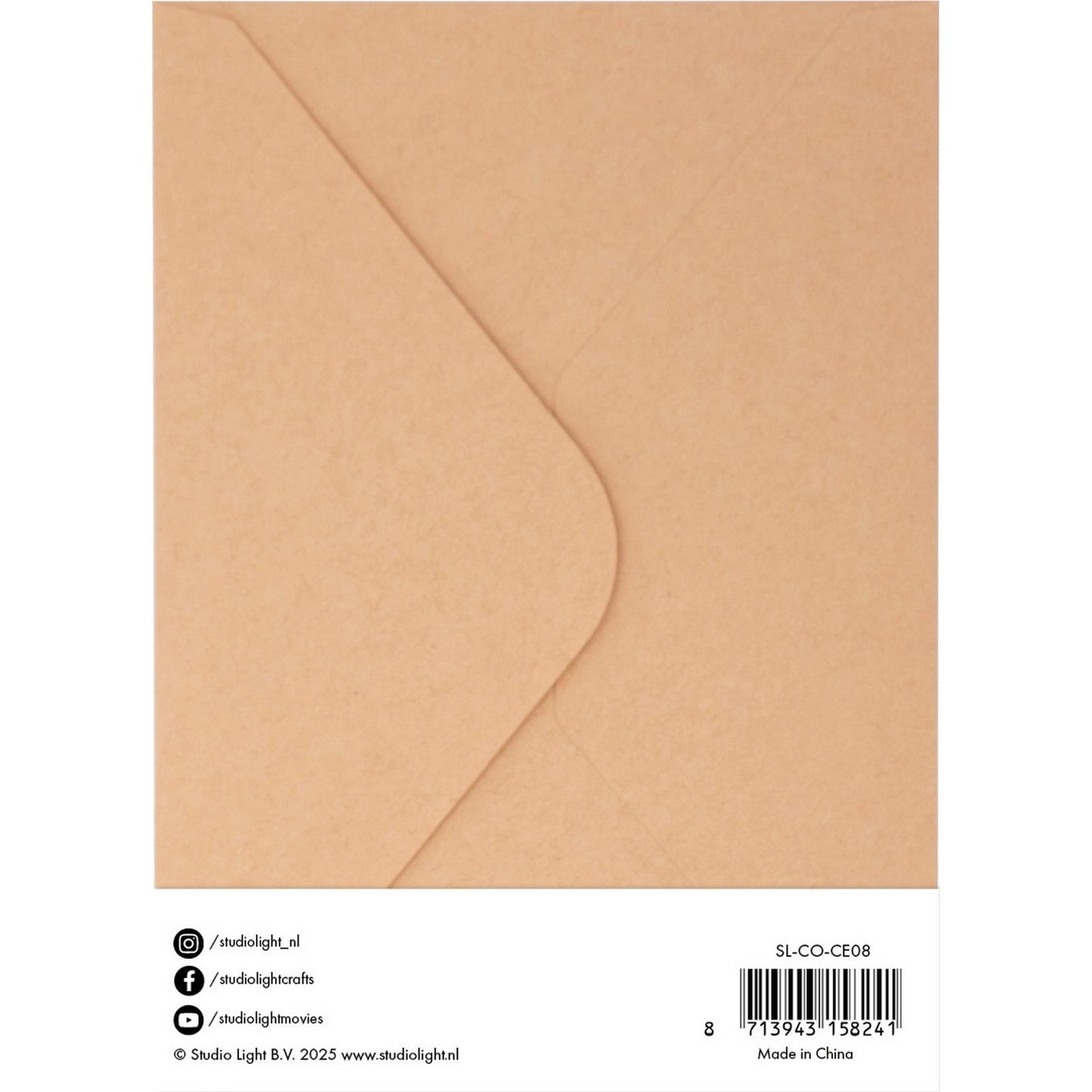 Studio light • cartoline buste kraft 12,70x17,78cm