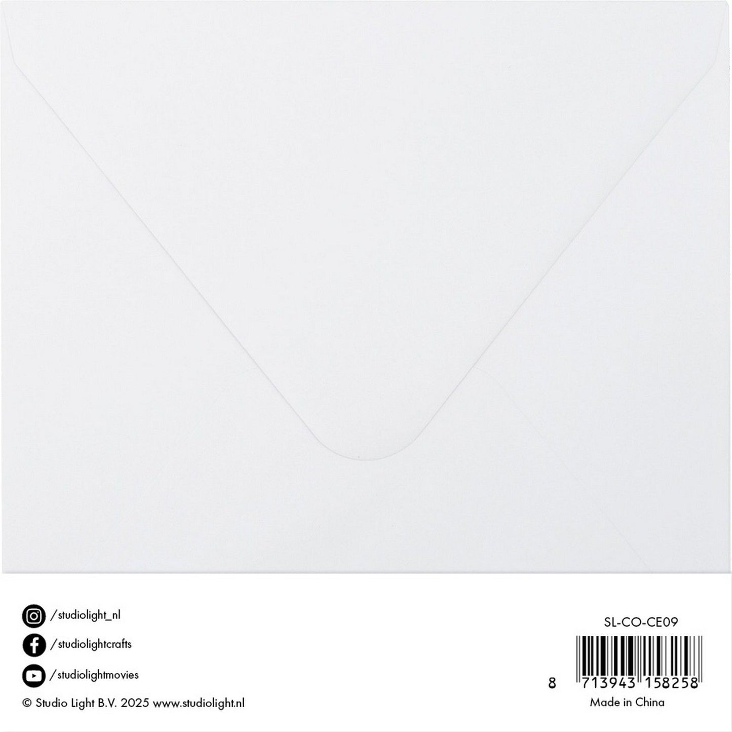 Studio light • buste per biglietti bianche 15,24x15,24 cm