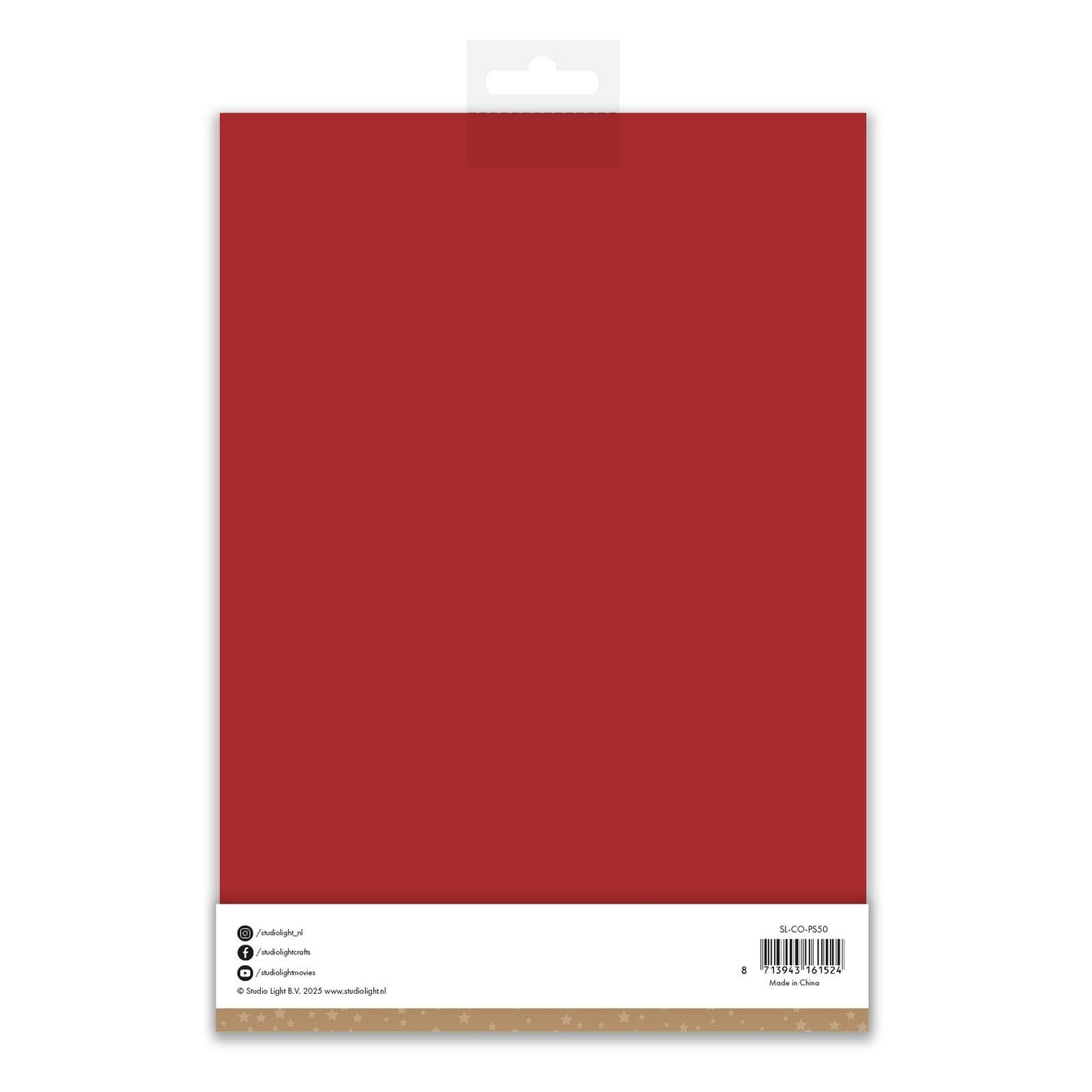Studio light • consumabili set carta natale rosso