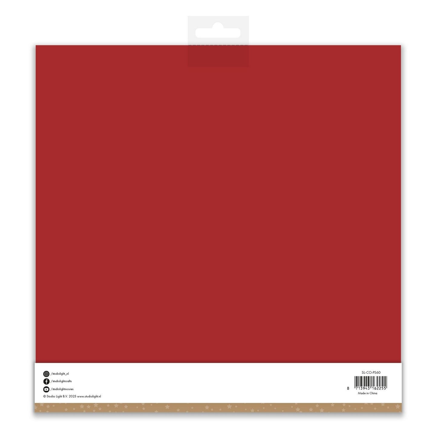 Studio light • consumabili set carta natale rosso