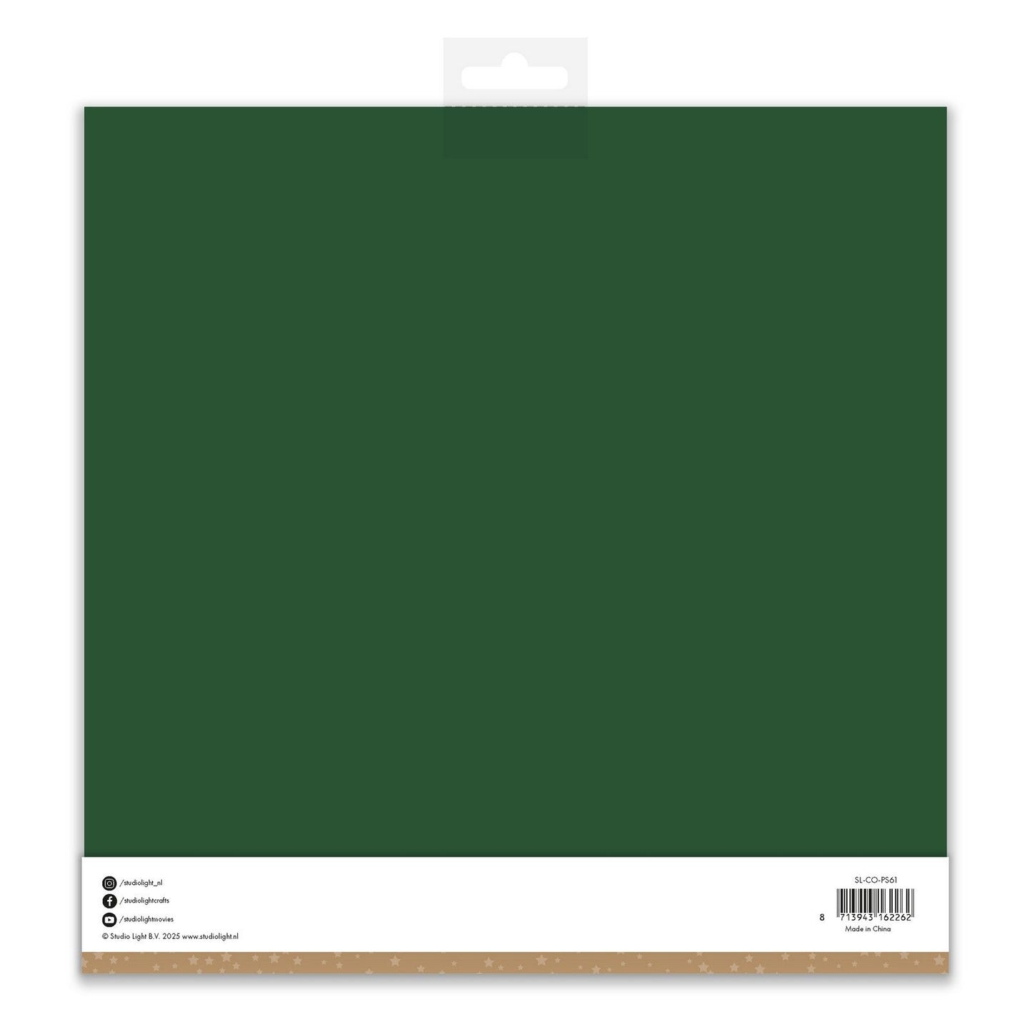 Studio light • set carta consumabili verde natale