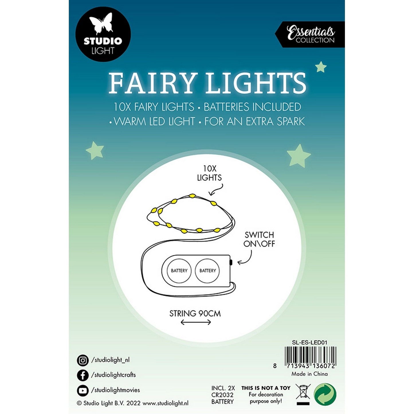 Luce da studio • Strumenti essenziali Lucine, batterie incluse