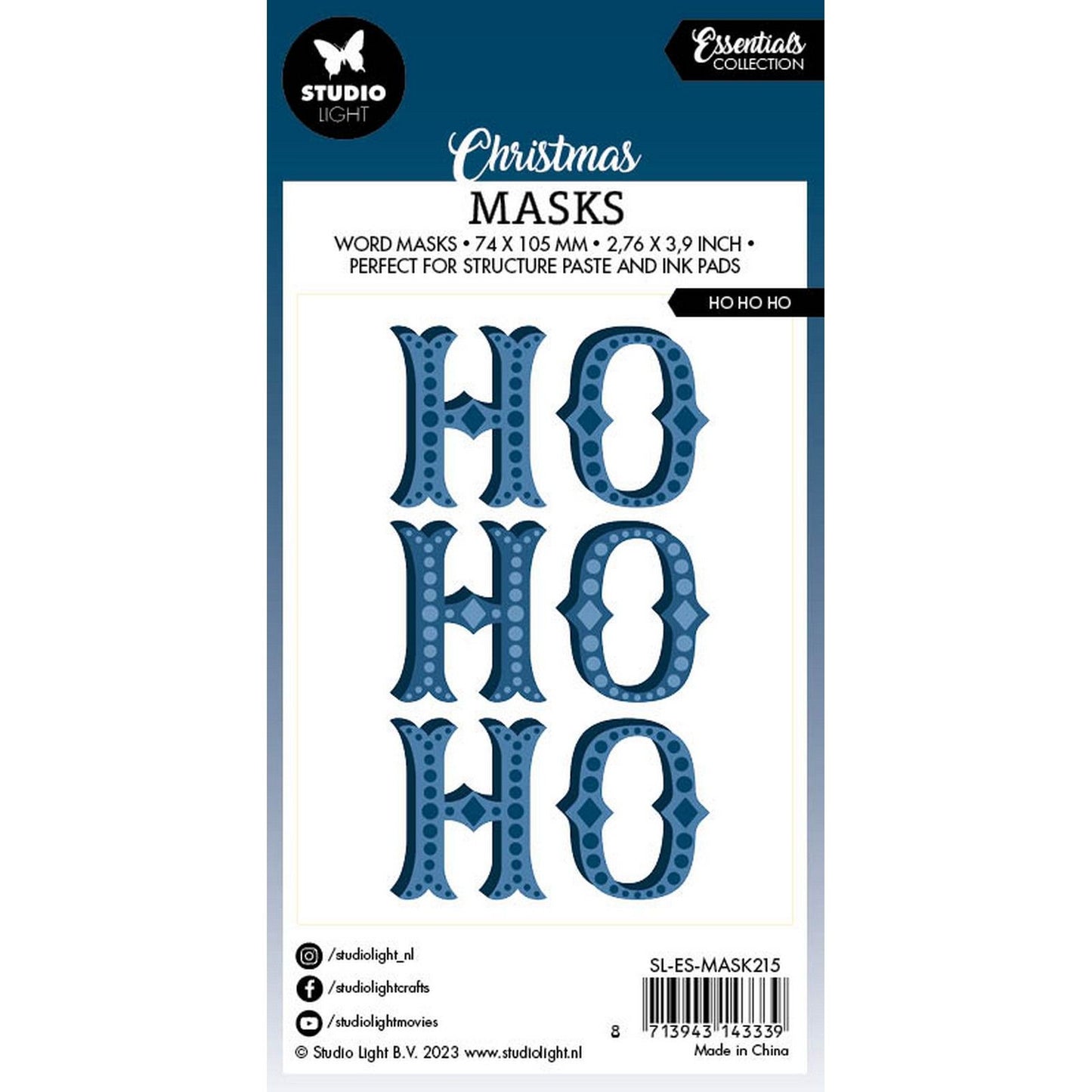 Luce da studio • maschera essenziale hohoho