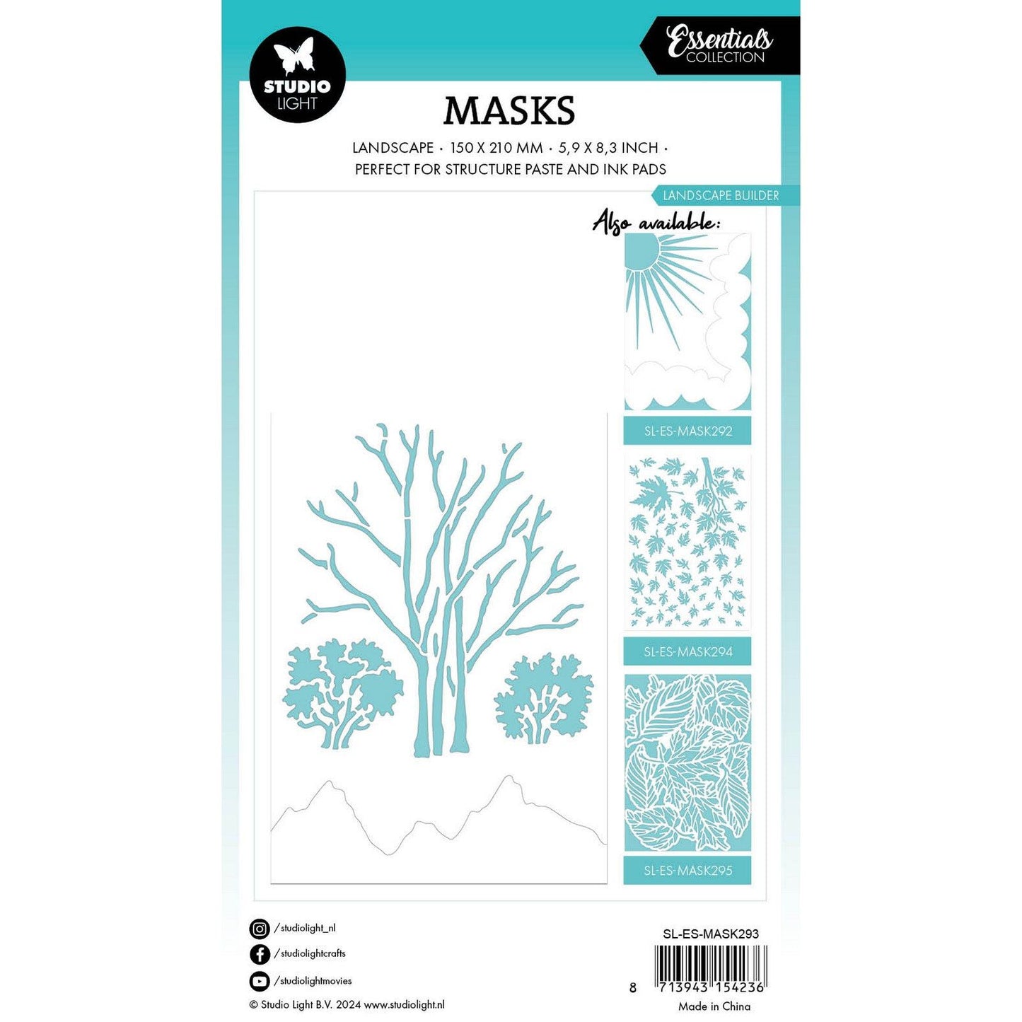Studio light • Essentials maschera stencil generatore di paesaggi