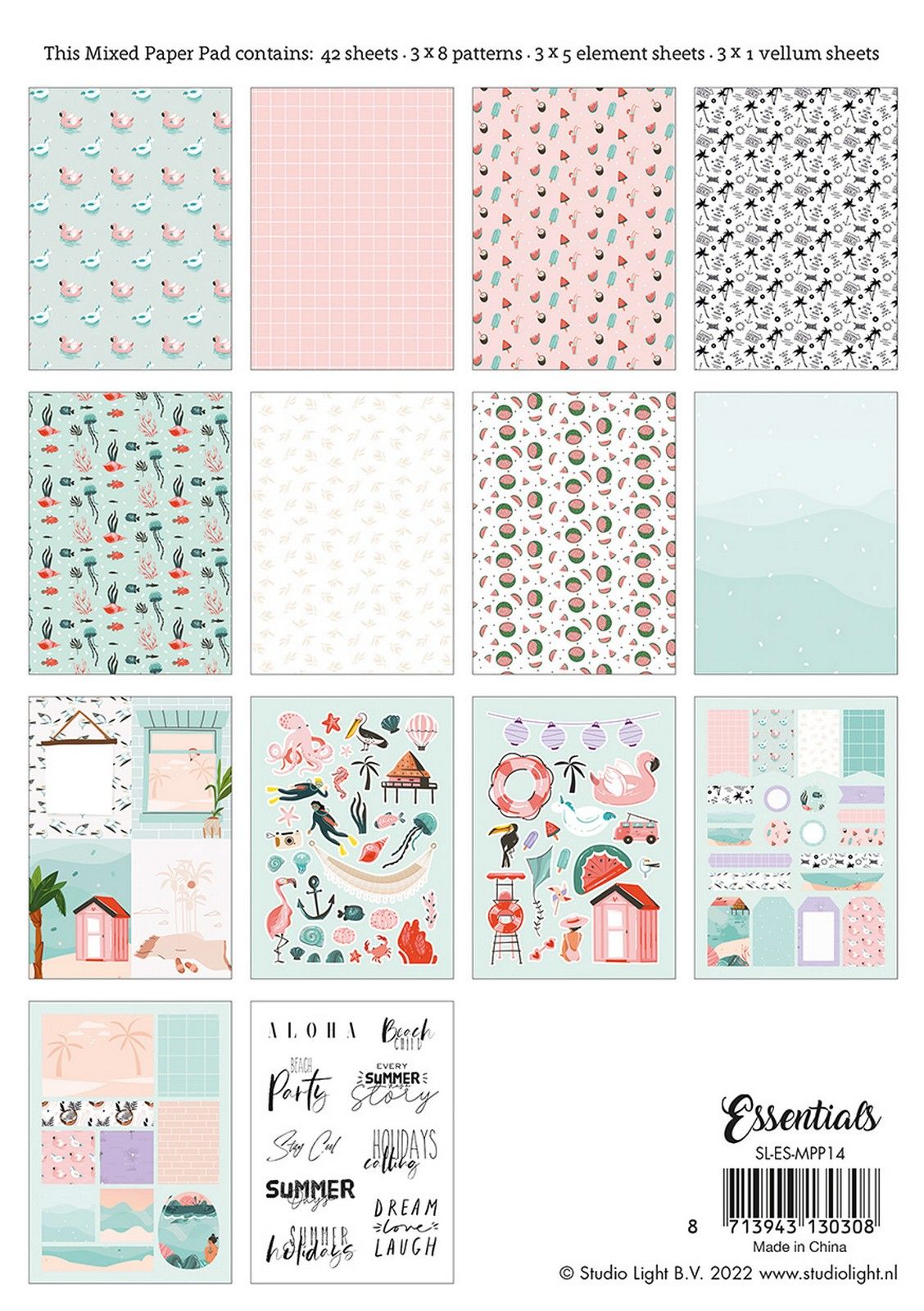 Studio light • blocco carta misto Essentials n.14