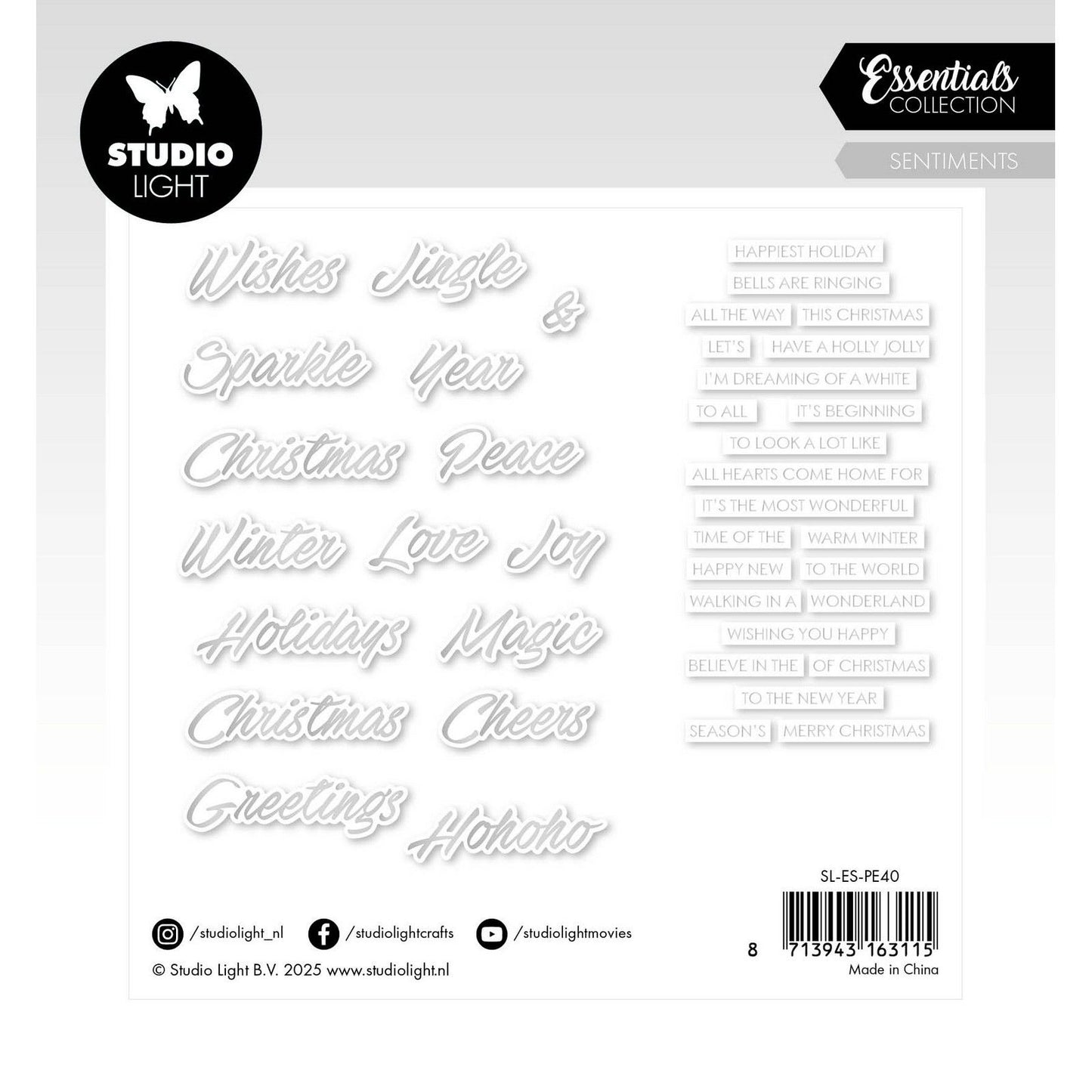 Luz de estudio • elementos esenciales de papel plata sentimientos de moda
