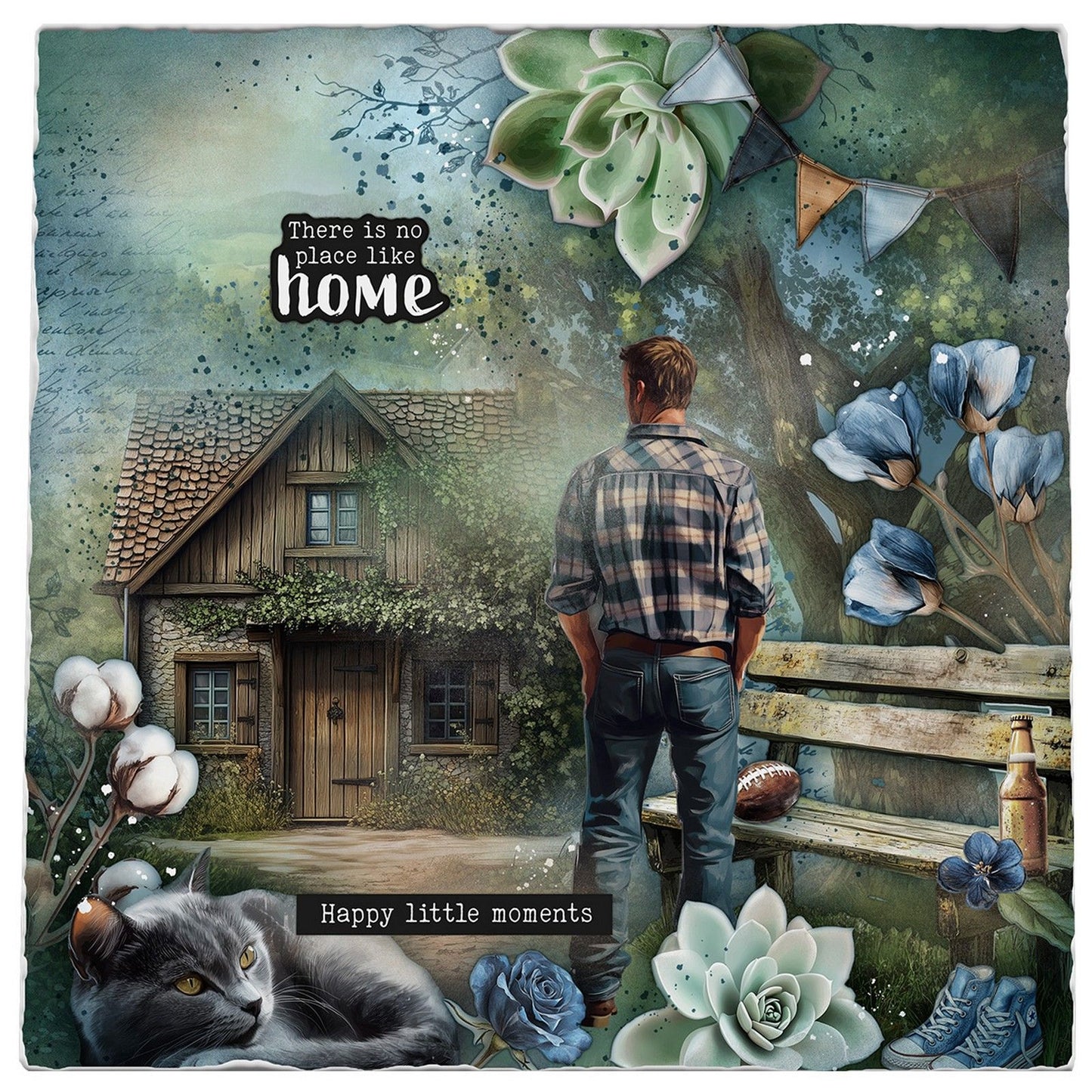 Studio light • elementi essenziali in carta, weekend in denim