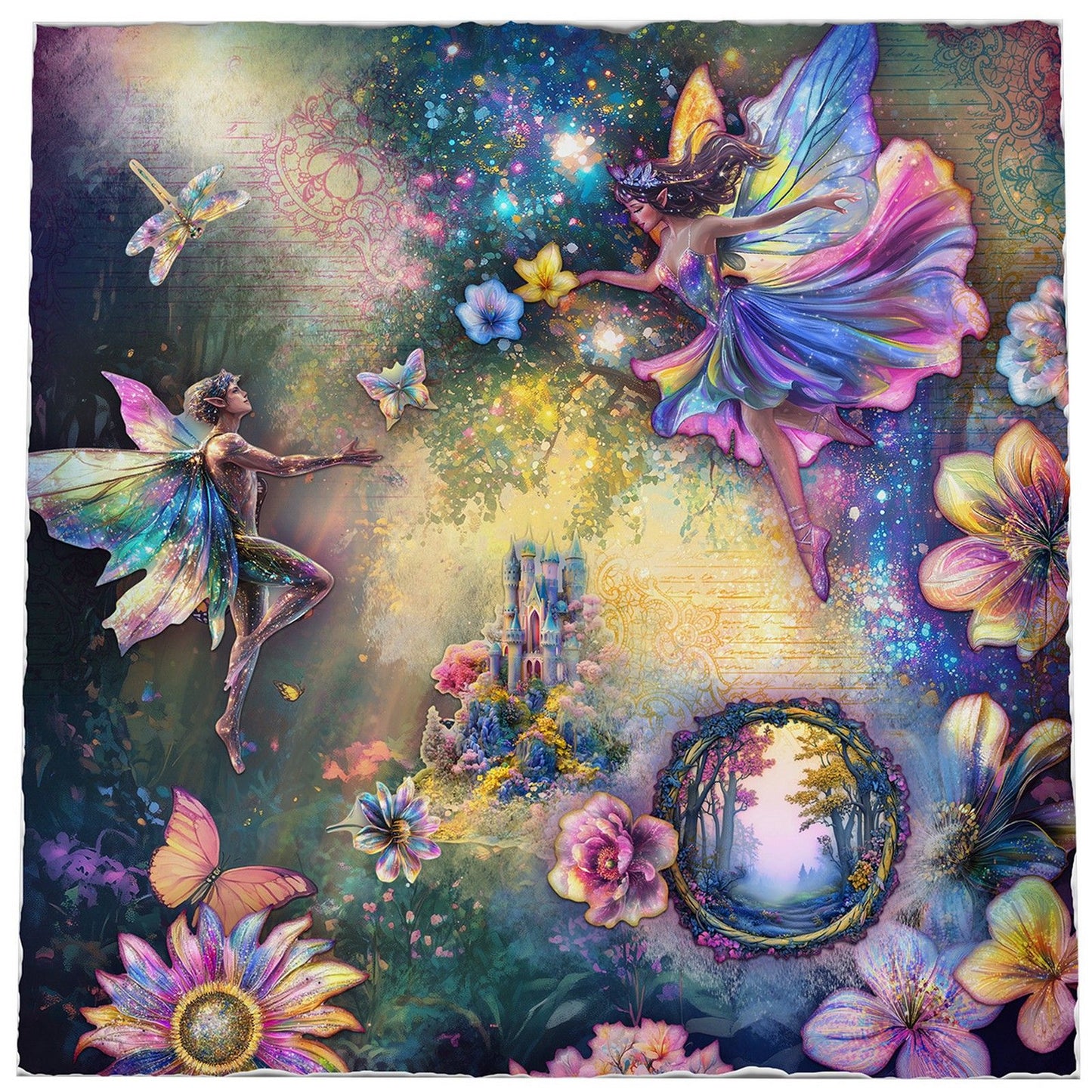 Luce da studio • elementi essenziali di carta incantati