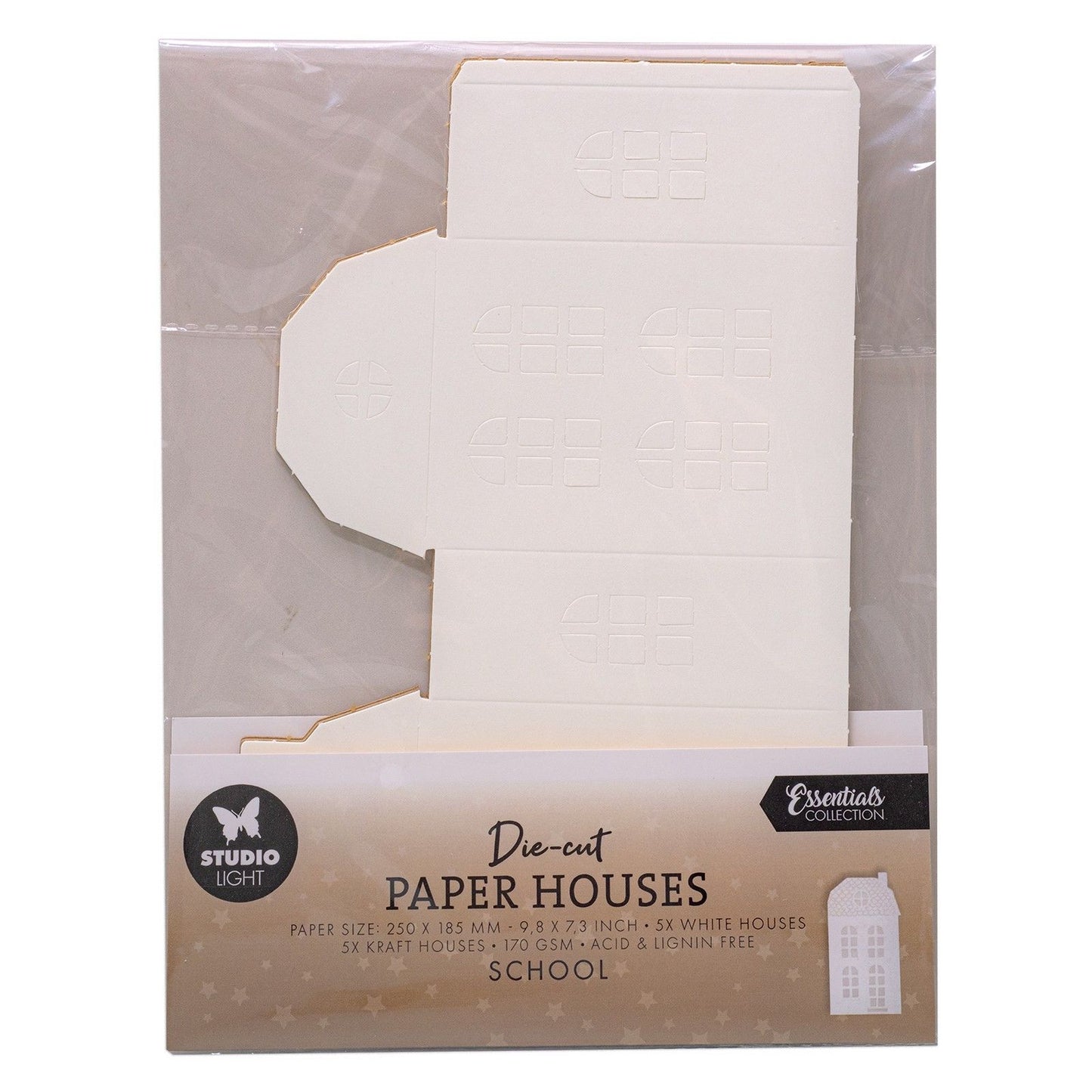Luce da studio • case di carta fustellate essenziali per la scuola