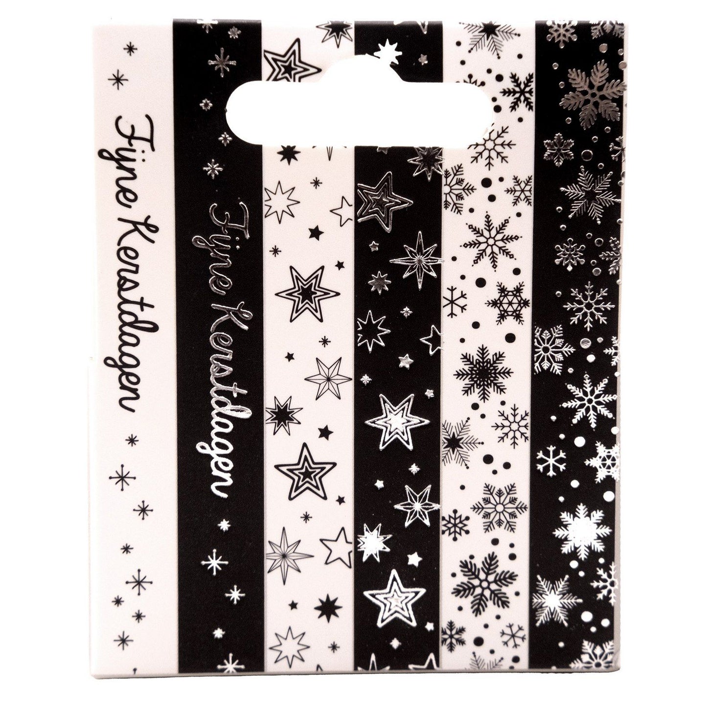 Luce da studio • nastro washi essenziale nero bianco nl argento