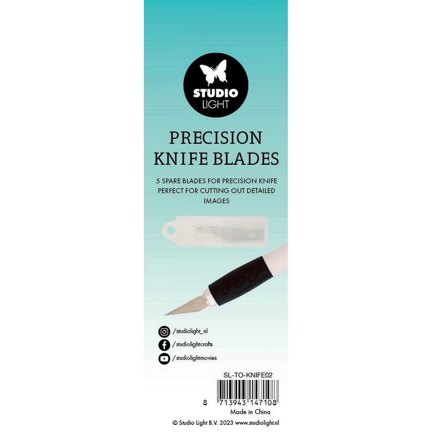 Studio light • Essentials Tools Lame di ricambio per coltelli di precisione 5 pz
