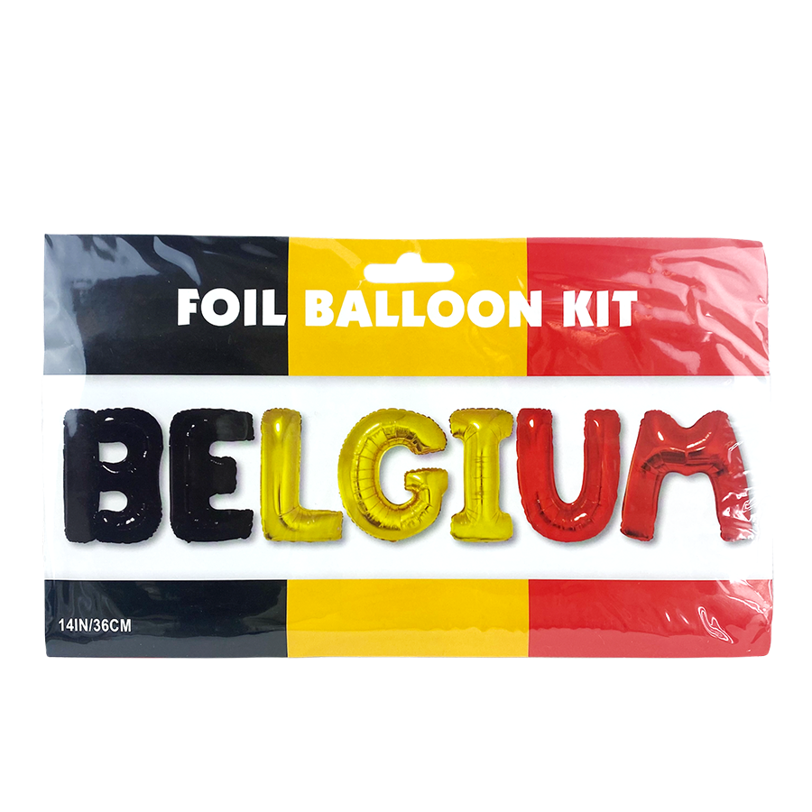 Ghirlanda per palloncini foil Belgio 36 cm