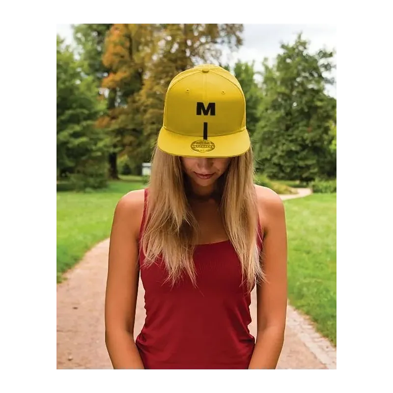 gorra snapback mibo amarillo
