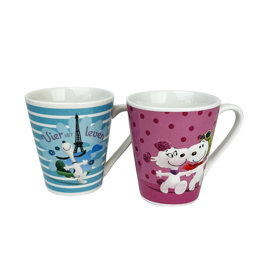 Set di tazze Snoopy da 250 ml 2 pezzi