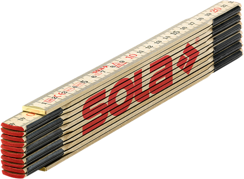 Sola metro pieghevole h2.4 12 legno 2.4m - 53010801