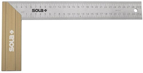 Sola winkelhaak 300x145mm srb300 | alu blok | rvs been - 56012201