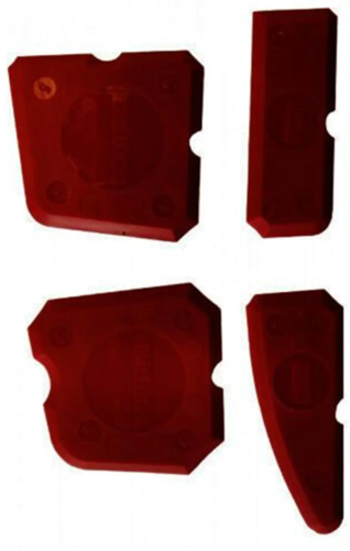 Soudal 153314 piastre tergicristallo in silicone | 4 pezzi - 153314