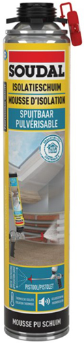 Soudal 155165 espuma aislante pulverizable | espuma de pistola | autobús | 700ml