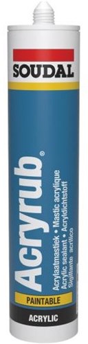 Frote acrílico Soudal | sellador acrílico | gris | 310ml - 102598
