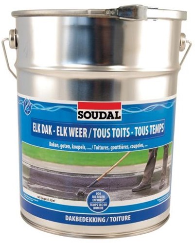 Soudal qualsiasi tetto - qualsiasi tempo | grigio | 10 litri - 101476