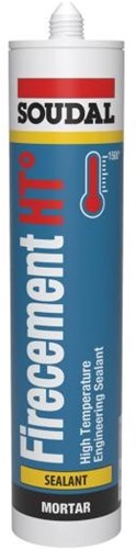 Cemento refrattario Soudal ht | nero | 300ml-108264