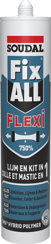 Soudal corregge tutti i flexi | adesivo e sigillante per giunti | 125ml-131095