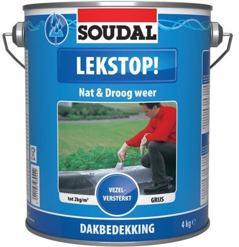 Arresto perdite Soudal | impermeabilizzazione | grigio | 4 kg - 101513