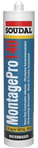 Soudal montagepro 140 | montagelijm | wit | 310 ml - 112129