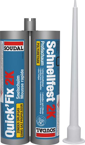 Soudal ajuste rápido 2k | Espuma de 2 componentes | 210ml - 101665