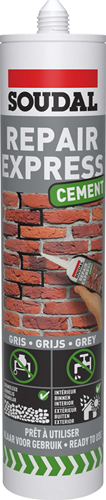 Soudal repair express cement | 290 ml | ral 1015 - 128000