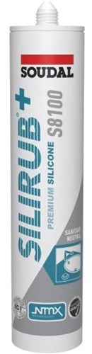 Soudal silirub+ s8100 neutro | kit de fontanería | gris polvo | 300ml - 135726