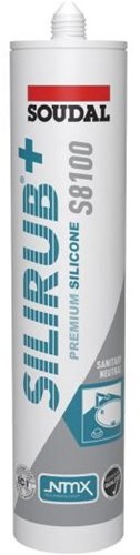 Soudal silirub+ s8100 neutro | kit idraulico | trasparente | 300ml-134449