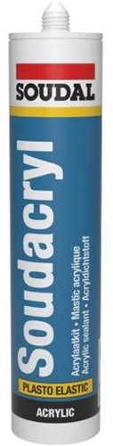 Soudal soudacryl | acrylaatkit | wit | 310 ml - 116431
