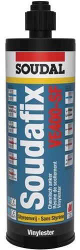 Soudal soudafix (éster vinílico)ve400-sf | anclaje químico | 280ml - 117475