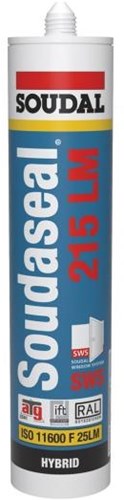 Soudal soudaseal 215 lm dilatazione | kit facciata | bianco | 290 ml - 105022