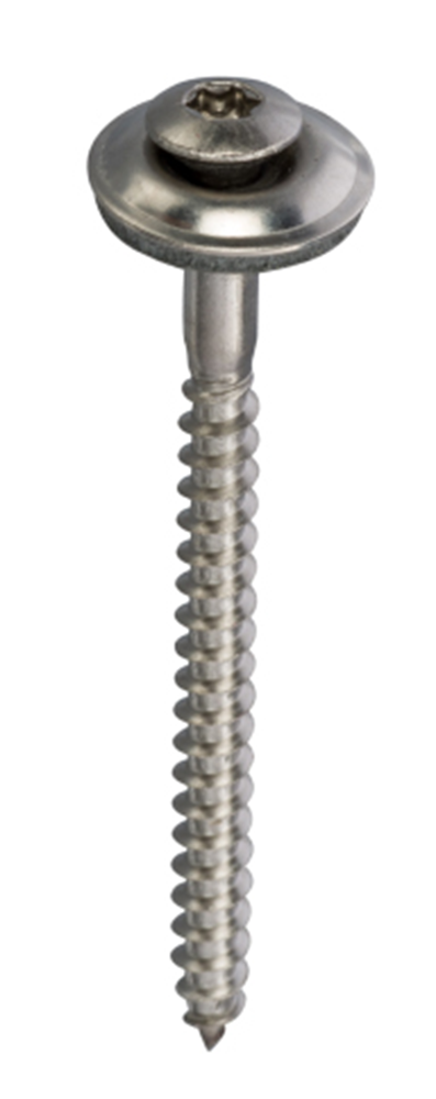 Tornillo Steelies ultimate spengler 4,5x 80 t20 acero inoxidable A2 con arandela de 15mm | 100 piezas - 57700450801