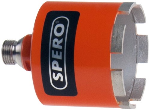 Spero taladro de caja de diamante de 82 mm 7 segmentos húmedo - s292082