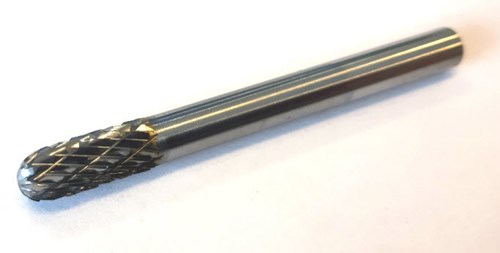 Fresa de punta esférica Spero de carburo | 8,0 x 20 mm | 6 mm | grabación madera metal tipo spfe04 – spfe04
