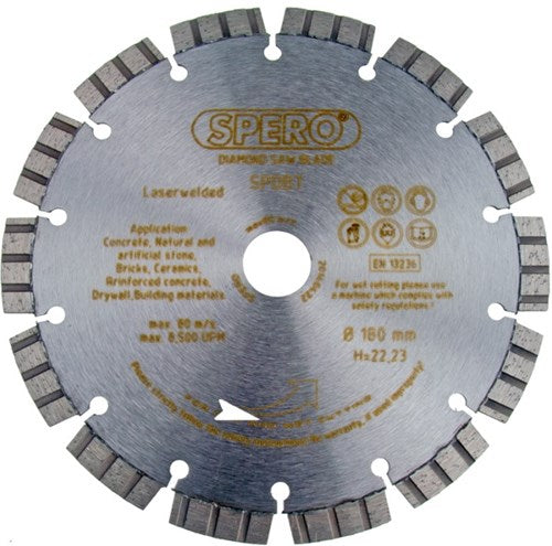 Lama per sega diamantata Spero Concrete Pro | 150mm-sdb150b