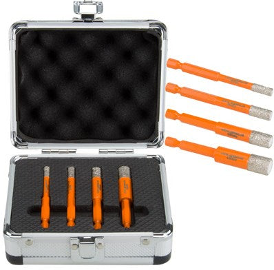 Set di punte esagonali per piastrelle Spero | 6, 8, 10 13mm| cera | set esadecimale secco