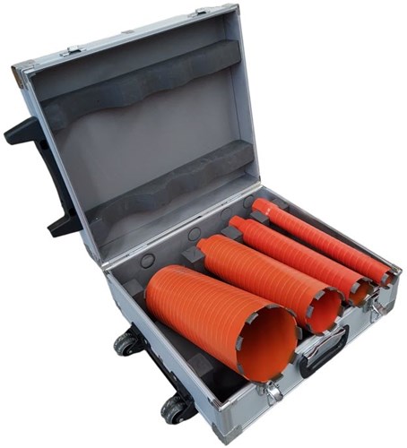Imp spero unc hormigón seco - 40, 62, 92 132mm - juego de brocas de diamante softact c - l:350mm - uncnga-350