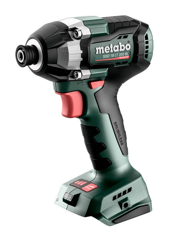 Avvitatore a percussione a batteria Metabo SSD 18 LT 200 BL 18 V | 200nm | in metabox, senza batterie e caricabatterie - 602397840