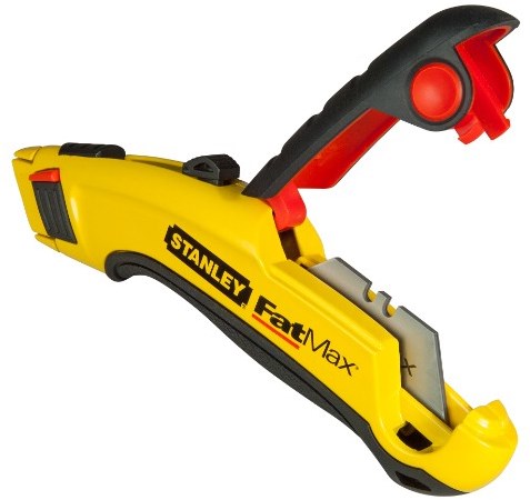 Coltello allungabile Stanley Hand Tools Fatmax + 5 coltelli di ricambio in carburo - 7-10-778