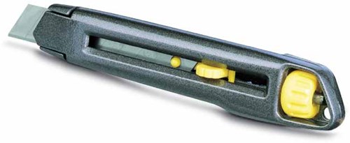 Coltello Stanley a scatto interlock18mm con bloccaggio