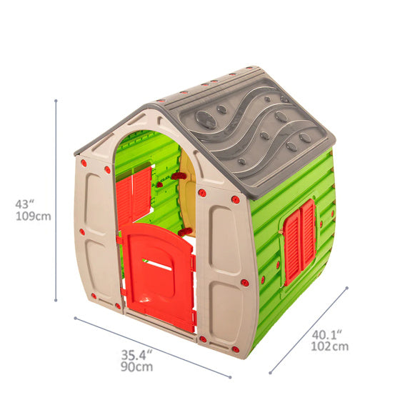 Starplay mágico speelhuis junior 102 x 90 x 109 cm de color blanco gris