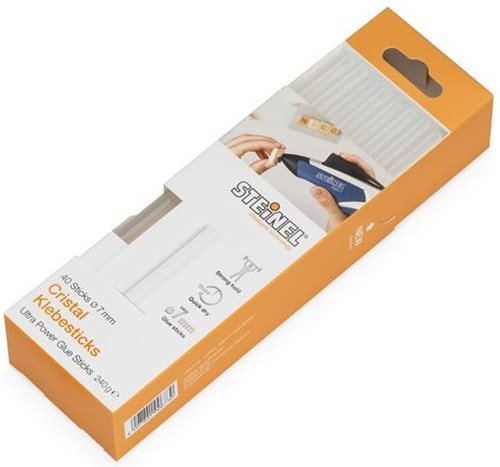 Cartucce di colla Steinel | cristallo | 7 mm | 240 grammi - 006594