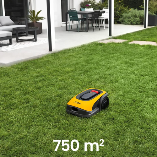 Stiga un robot cortacésped 750 | inalámbrico con AG | 750 m² | 18cm | 1x batería de 2,5 ah y estación de carga 2 a - 2r7101228 st1