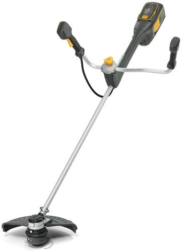 Desbrozadora a batería Stiga bc 700e b kit | 7 series | 0,5 kilovatios | inducción | 38cm | bicicleta | triarco | bw | 1x batería 48v e440 + cargador c 430 f | arnés doble - promo_bc700ebkit