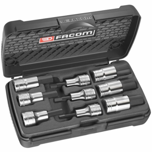 Facom set di 9 bussole cacciavite a 6 facce 1 2